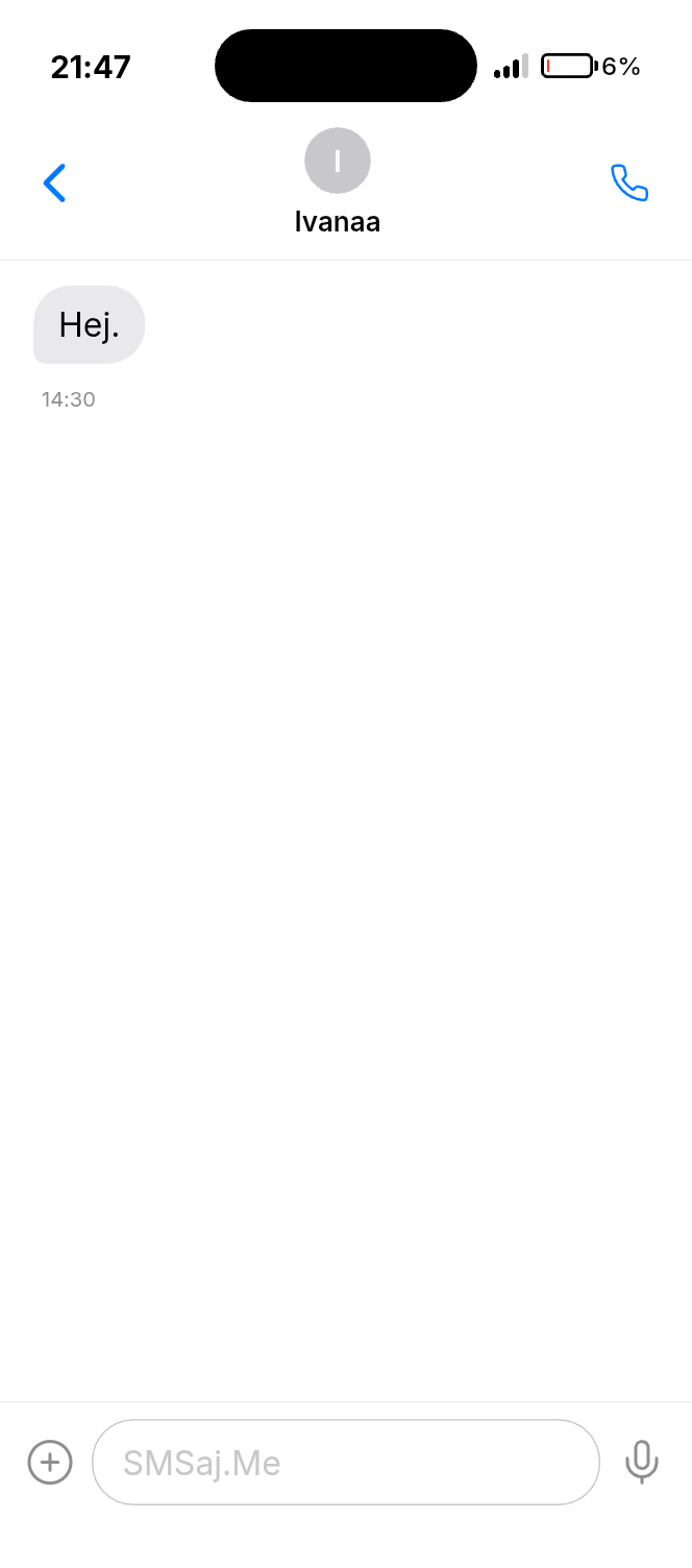 SMS razgovor - Ivanaa